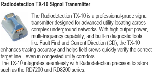 Radiodetection TX-10 Signal Transmitter